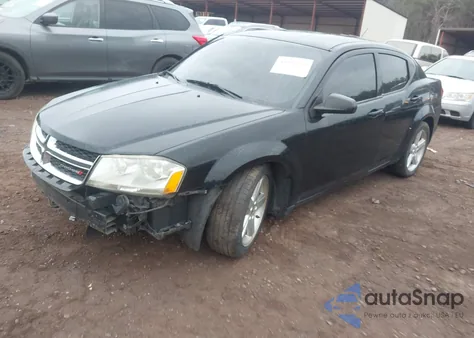 2013 Dodge Avenger Se из США, поврежденный, VIN 1C3CDZAB0DN567327